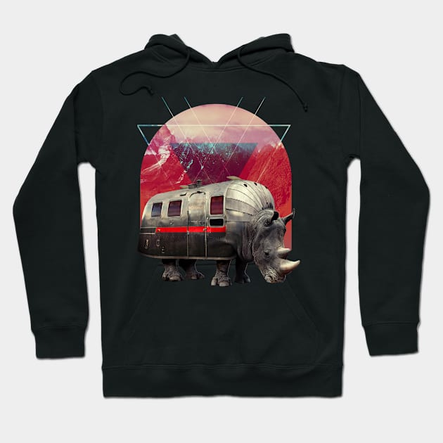 Rhino Van 2 Hoodie by aligulec